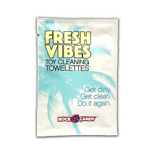 Fresh Vibes Toy Cleaning Towelettes - 100-Count Bulk