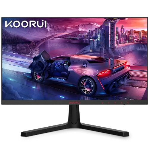 KOORUI 24 Inch Computer Monitor -FHD 1080P Gaming Monitor 165Hz VA 1ms Build-in FreeSync™, Compatible G-sync, LED Monitors with Ultra-Thin, HDMI X2 /DP, VESA Compatible, Tilt Adjustable, Eye Care 24E4