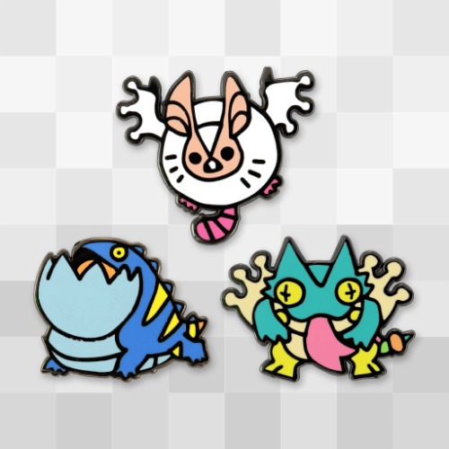 Wonk Monster Enamel Pin Set | Default Title