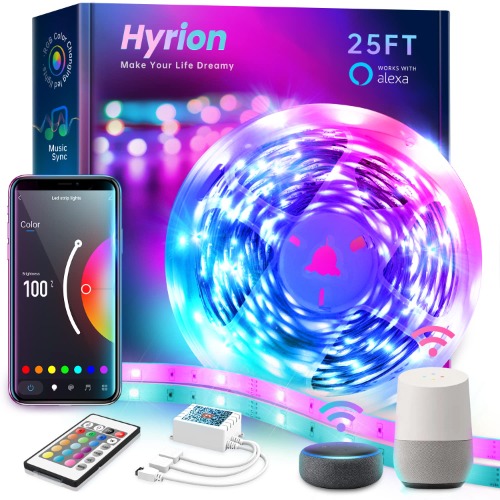 hyrion 25ft Smart Led Strip Lights 