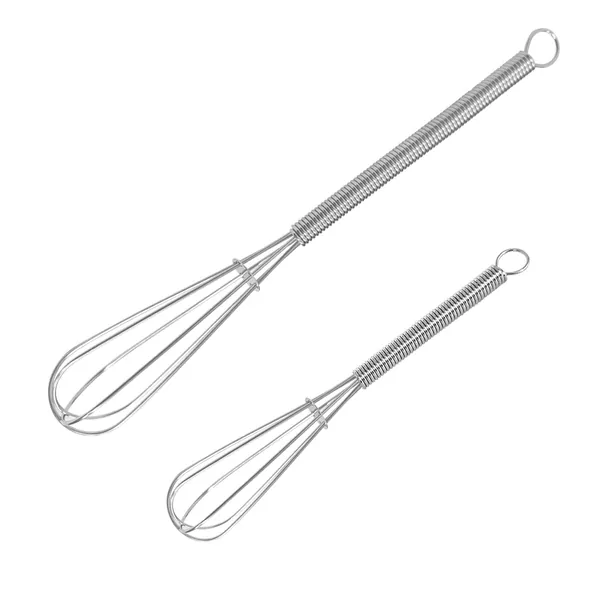 Mini Whisks Stainless Steel, Small Whisk 2 Pieces, 5in and 7in Tiny Whisk for Whisking, Beating, Blending Ingredients, Mixing Sauces - Stainless Steel Mini Whisk 2PCS:5inch+7inch