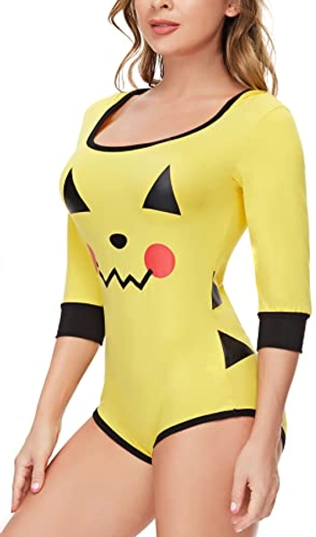 CutiePlusU Cotton Button Crotch Bodysuit Romper Onesie Pajamas - Little devil onesie