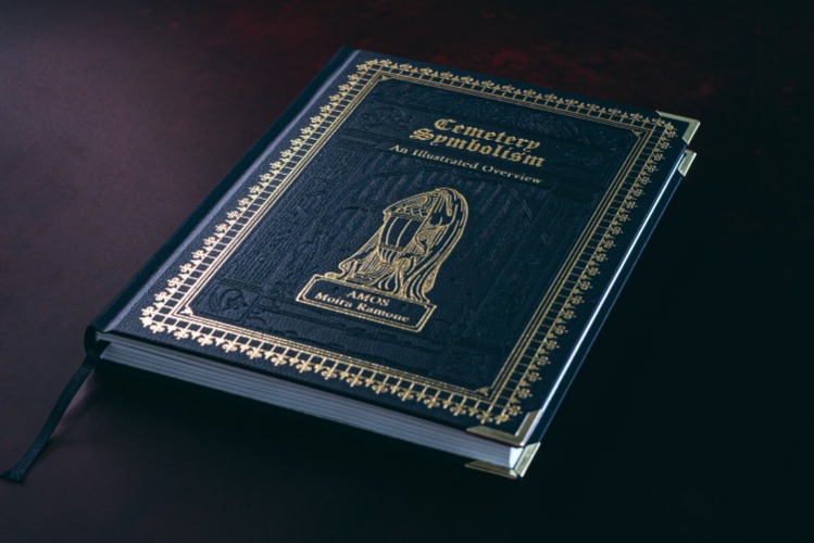 Cemetery Symbolism; An Illustrated Overview, book debut by AMOS & Moira Ramone — Kaisar Kolektif