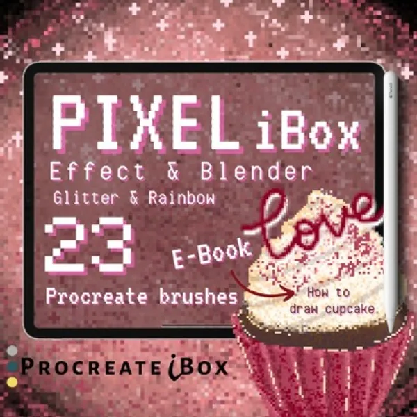 23 Procreate brushes Pixel iBox Pixel art design Pixel art | Etsy France