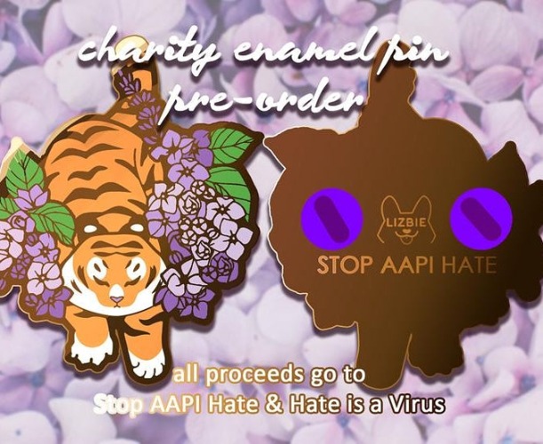 Stop AAPI Hate Charity Pin 