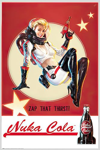 Fallout 4 Nuka Cola Poster - Zap That Thirst! (24"x36")