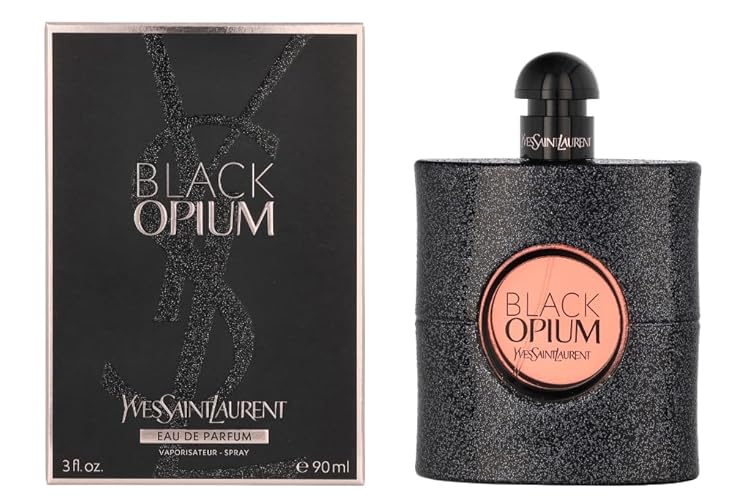 Yves Saint Laurent Eau De Parfum Spray for Women, Black Opium, 3 Ounce - Black Opium - 3 Fl Oz (Pack of 1)
