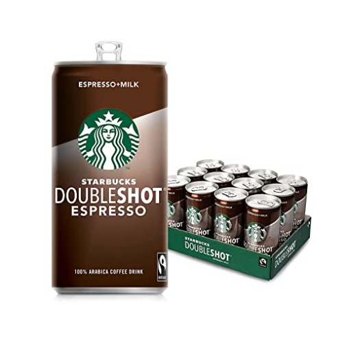 Starbucks Doubleshot Espresso Coffee Drink 12x 200ml - Coffee - 200 ml (Pack of 12)