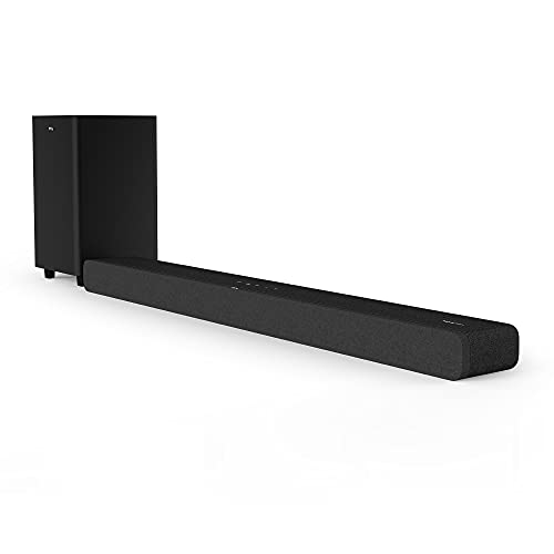 TCL TS8132 3.1.2 Channel Dolby Atmos Sound Bar with Wireless Subwoofer for TV, Wireless Bluetooth Soundbar (39-inch Speaker, Works with Google, Alexa and Apple Airplay, Wall Mountable, Remote Control)