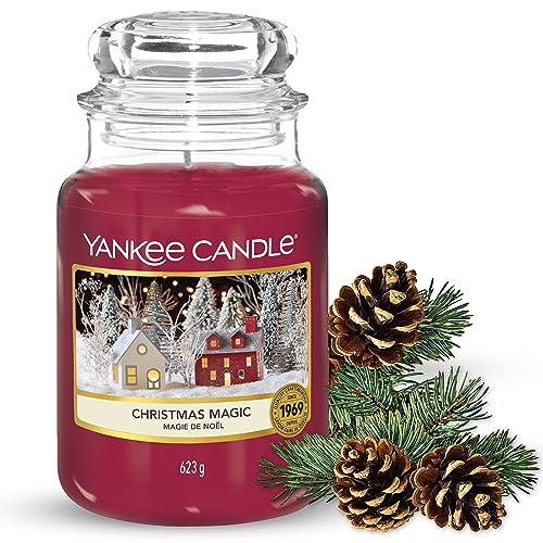 Yankee Candle Scented Candle | Christmas Magic Large Jar Candle | Long Burning Candles: up to 150 Hours - Christmas Magic - LARGE