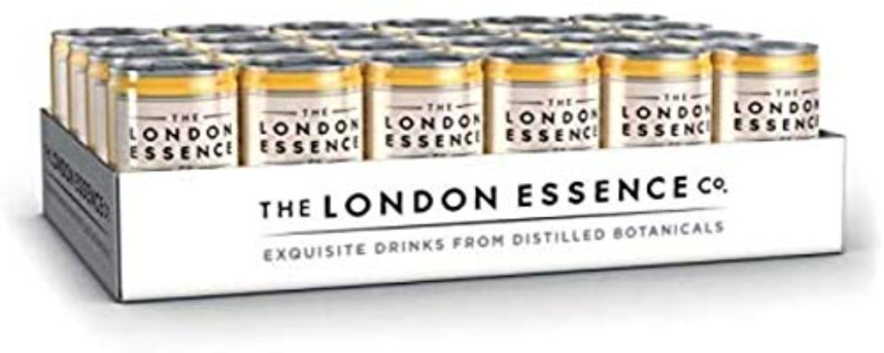 The London Essence Co. Indian Tonic, 24 x 150ml Cans - Lime, Indian Tonic - 150 ml (Pack of 24)