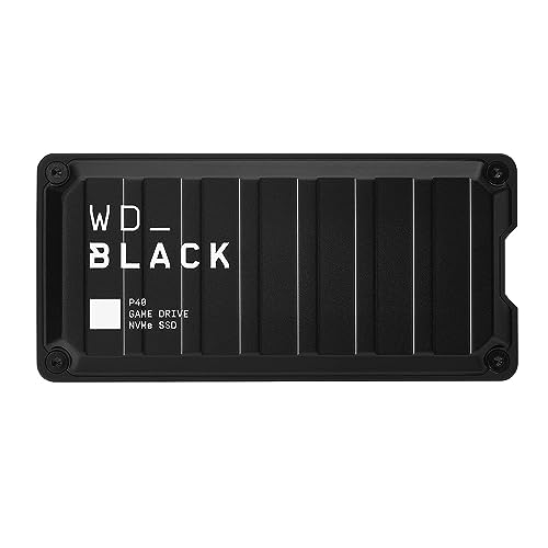 Western Digital 1TB P40 Game Drive SSD - Up to 2,000MB/s, RGB Lighting, Portable External Solid State Drive , Compatible with Playstation, Xbox, PC, & Mac - WDBAWY0010BBK-WESN - 1TB - SSD