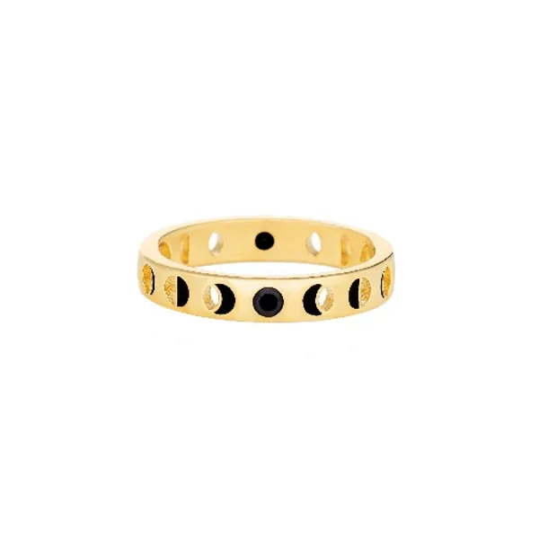 Moon Phase Ring | 18K Gold Plated / 9