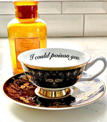 Nouveau Black Poison Cup and saucer