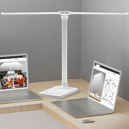 Dual Swing Arm LED Desk Lamp