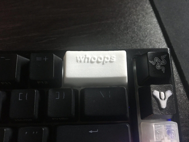 Whoops Backspace Keycap