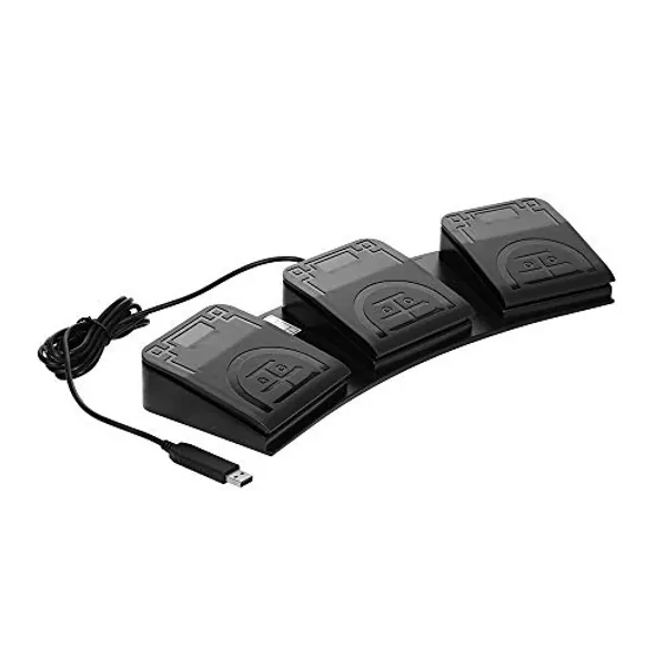 Docooler FS2020U1 USB Fußschalter,Steuerschlüssel Benutzerdefiniertes Aktionspedal für medizinische Geräte Instrumente Computer Office