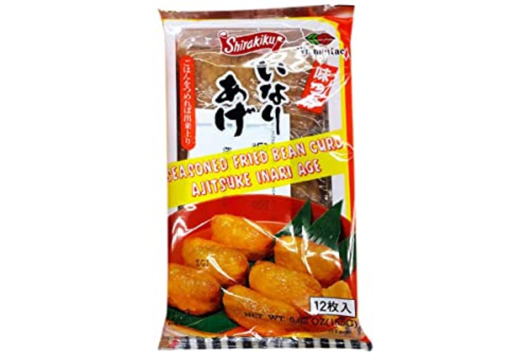 Shirakiku Seasoned Fried Bean Curd Ajitsuke Inari Age - 5.82oz - (Pack of 1)