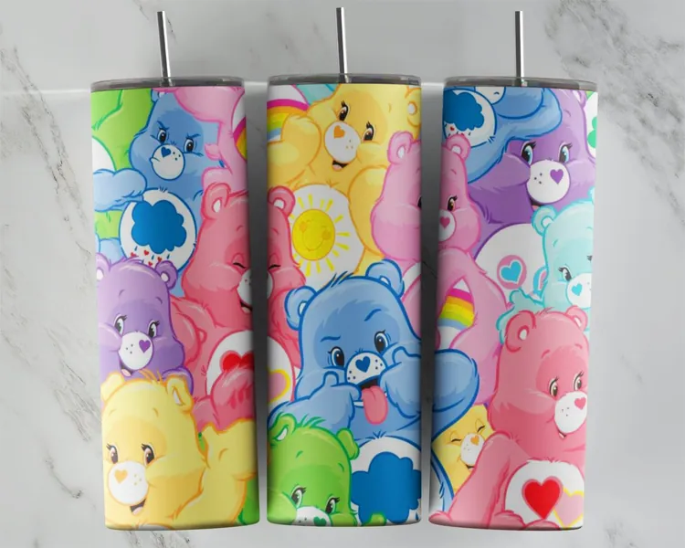CAREBEAR Tumbler Wrap | Waterslide