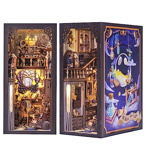 Fsolis DIY Book Nook Kit, The Nebula Rest Room 3D Puzzle