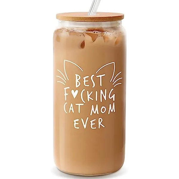 UAREHIBY Cat Gifts for Cat Lovers,Cat Mom Gifts for Women,Cat Themed Gifts for Daughter,Aunt,Coworker,Her,Nurse,Funny Birthday Gifts for Sister,Friends,Christmas Gifts,Valentine's Day Gifts for Wife