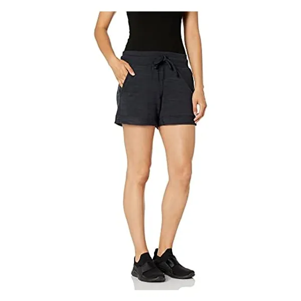 90 Degree by Reflex Soft Comfy Activewear Lounge Shorts with Pockets and Drawstring for Women
