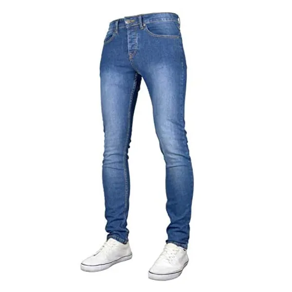 526Jeanswear Men's Raptor Stretch Super Skinny Fit Jeans
