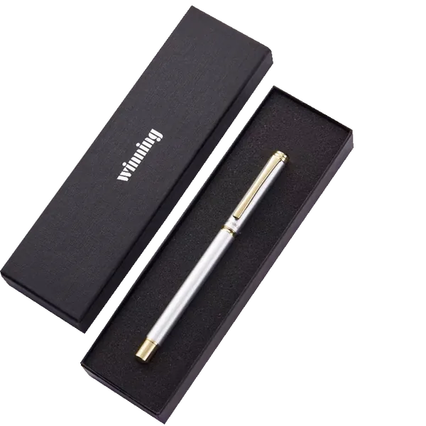Deluxe Metal Ink Pen (with 5-pack ink refill) by Multitasky