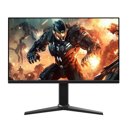 Amazon Basics 24 Inch Gaming Monitor, FHD 1080P, 165Hz, VESA Compatible, Adaptive sync, 1ms Response, Black - 24" - 165Hz