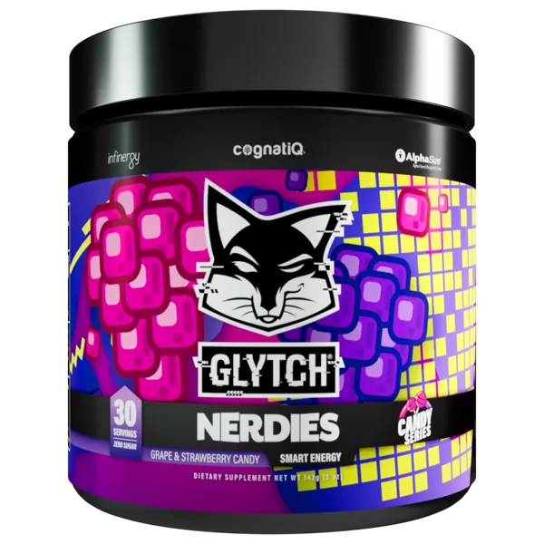 Nerdies - GLYTCH Energy- Gaming Energy Drinks - Cleanest Formula Available