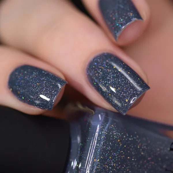 Better Days - Muted Midnight Blue Holographic Nail Polish