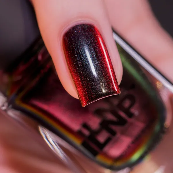 Eclipse - Black-to-Red Ultra Chrome Nail Polish