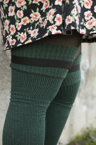 Extra Long Simply Adjustable Sock Garters | Black