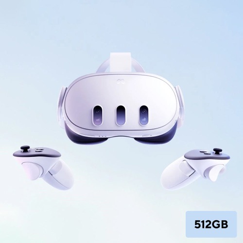 Meta Quest 3 All-in-One VR Gaming Headset (White) | 512 GB
