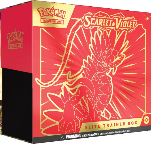 Pokémon TCG: Scarlet en Violet Elite Trainer Box - Koraidon (1 Full Art Promo Card, 9 Boosters en Premium Accessoires)