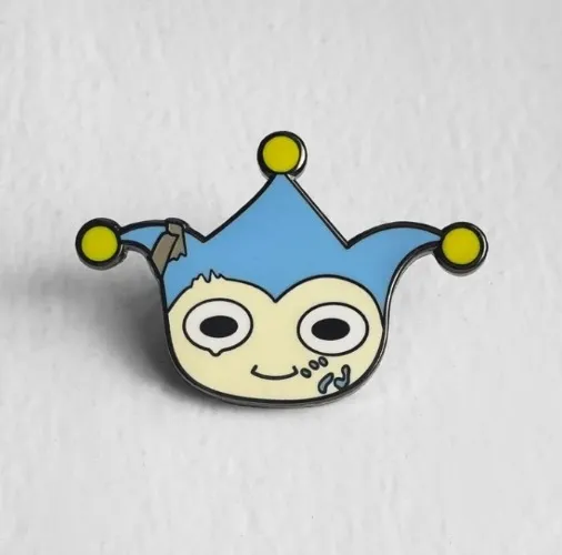Blue Badger pin