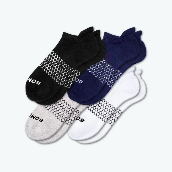 Women's Solids Ankle Sock 4-Pack | Black / Small