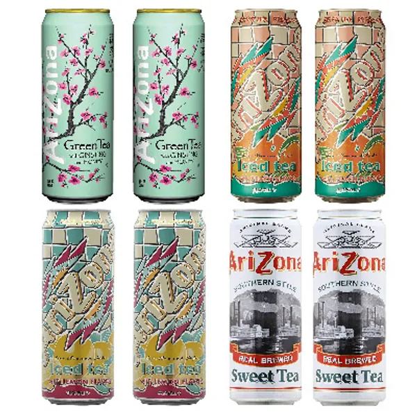 AriZona Iced Tea Variety Flavor Pack 23fl.oz, 8 Pack