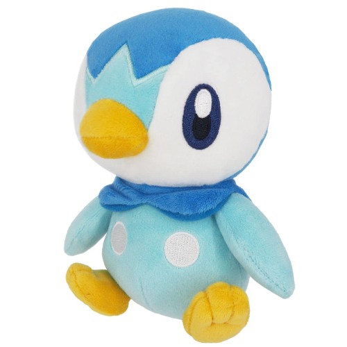Sanei Pokemon All Star Collection - PP89 - Piplup Plush 6", Blue - 