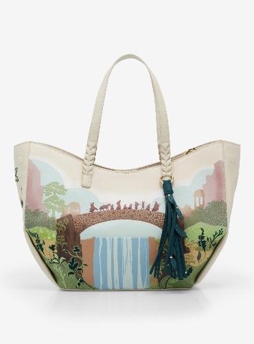 The Lord of The Rings Rivendell Group Silhouette Tote Bag - BoxLunch Exclusive