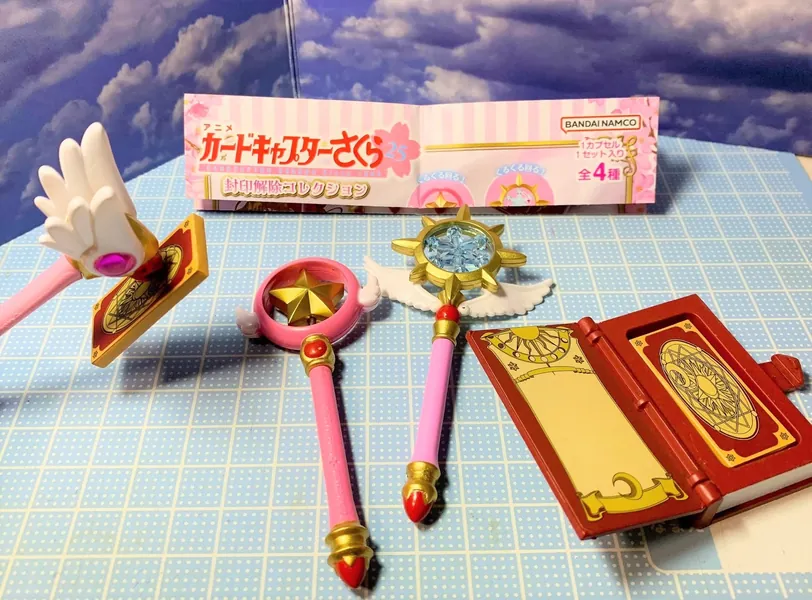 Card Captor Sakura Sealing Star Dream Wand Gashapon Toy Figures Craft/Decoration/Decor/Dollhouse/Display