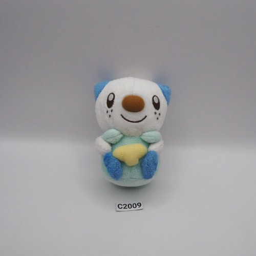 Oshawott C2009 Pokemon Center Canvas 2011 Plush 4&#034; Stuffed Toy Doll Japan