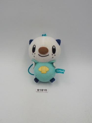 Oshawott B1810 Pokemon Mijimaru 2012 Strap Mascot 3.5&#034; Plush Toy Doll Japan