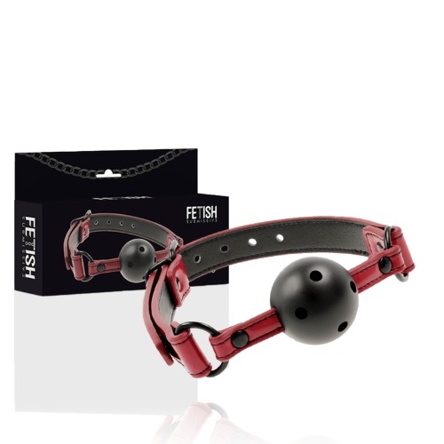 FETISH SUBMISSIVE DARK ROOM  BREATHABLE BALL GAG