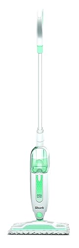 Shark S1000C Steam Mop, White/Seafoam Blue (Canadian Version), 12.68 fl oz