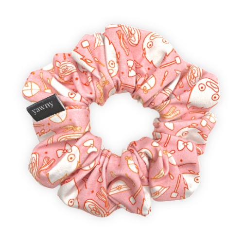 Calcifer Scrunchie (cotton lycra)