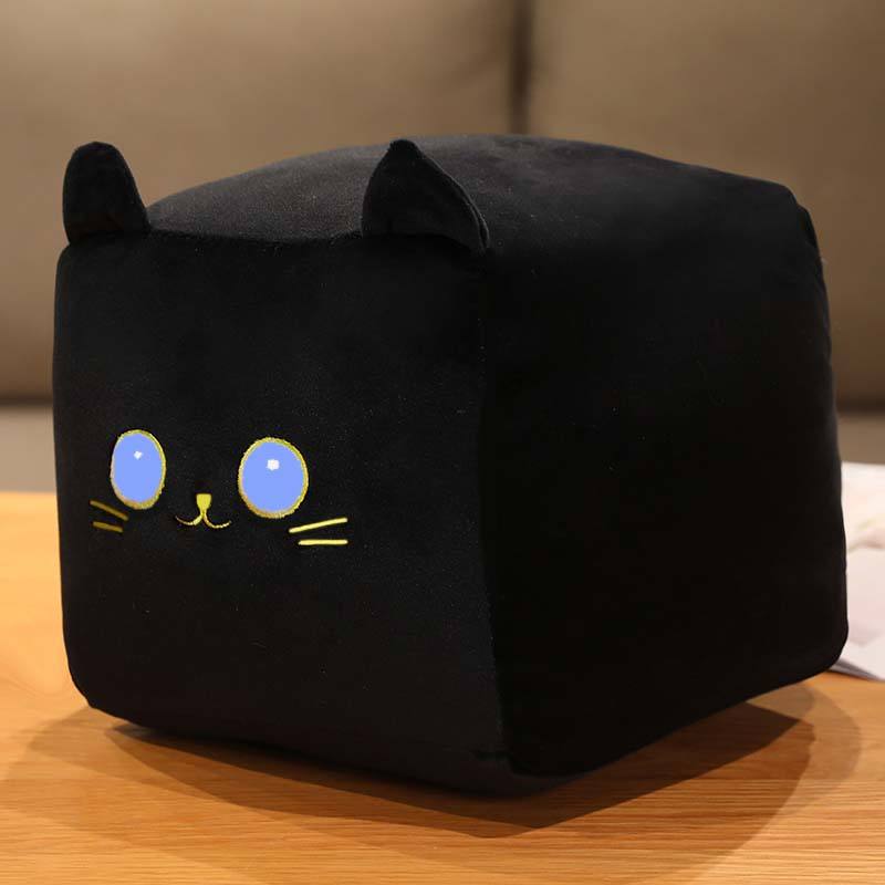 Ultra-Soft Black Cat Plush - black / 25*20*20cm