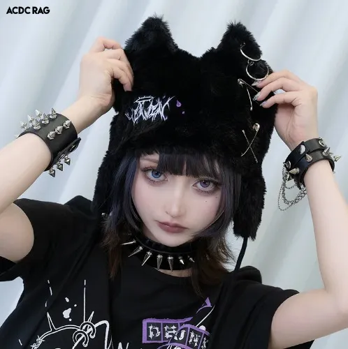 DEVIL PUNK CAT EAR CAP