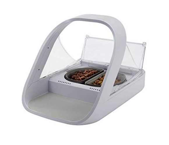 Sure Petcare SureFeed Microchip Pet Feeder Connect - Selective Pet Feeder - Great for Pets on Prescription or Weight Management Diets - Integrated Scales - Data Pushed to Smartphone - Connect Version