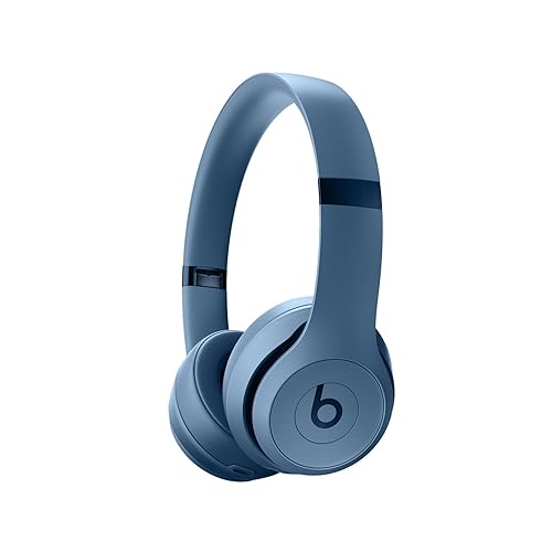 Beats Solo 4 - Wireless Bluetooth On-Ear Headphones, Apple & Android Compatible, Up to 50 Hours of Battery Life - Slate Blue - Slate Blue